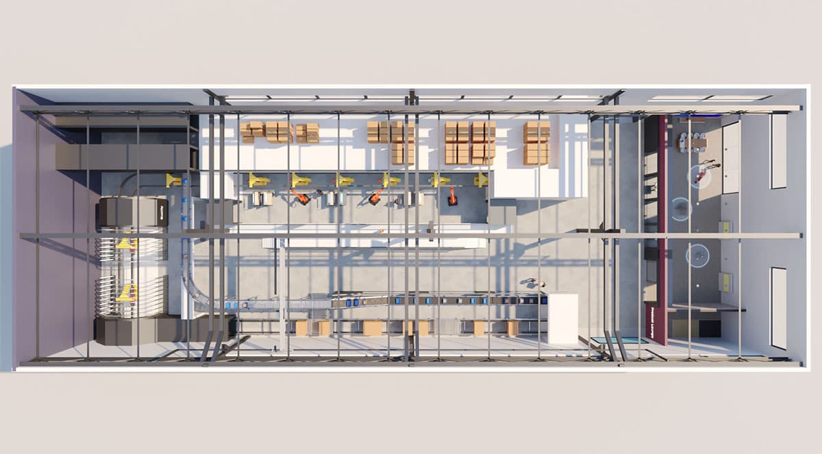 Industry Production Line Floor Plan