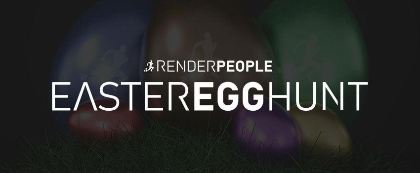 Renderpeople Easter Egg Hunt 2022