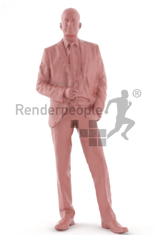 3d people business, middle eastern 3d man wearing a suit