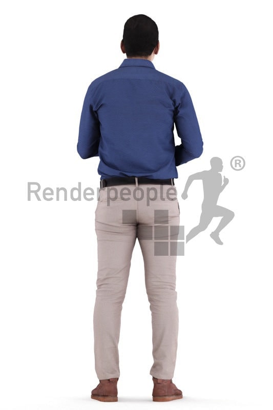 3d people business, middle eastern 3d man standing talking